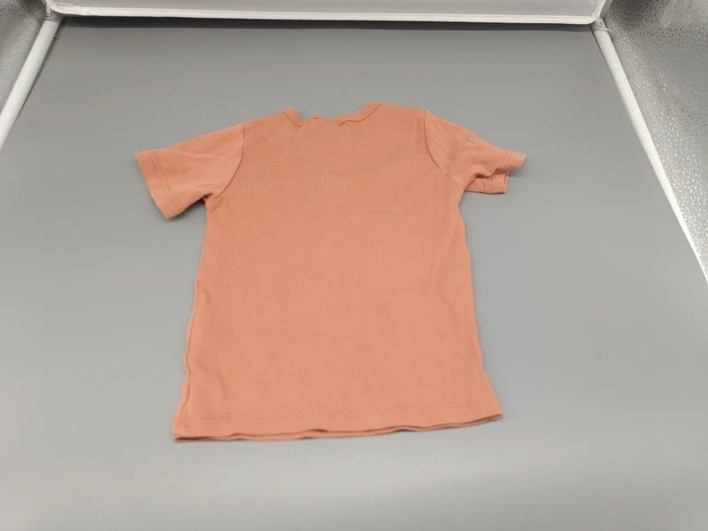 Baby Henley T-Shirt Lachs Apricot Rückseite