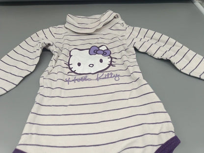 Hello Kitty Baby Body Rollkragen Nahaufnahme Print