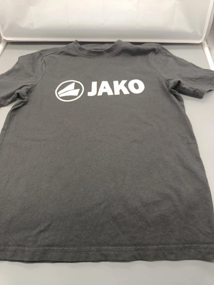 T-Shirt schwarz mit Aufdruck – Jako (12 Jahre)