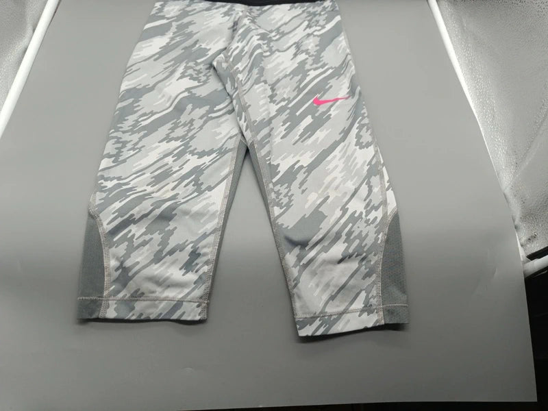 Sporthose weiß/grau – Dri-Fit (Gr. M)