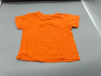 Einfarbig orange Rückseite des Anna & Philip T-Shirts Größe 92