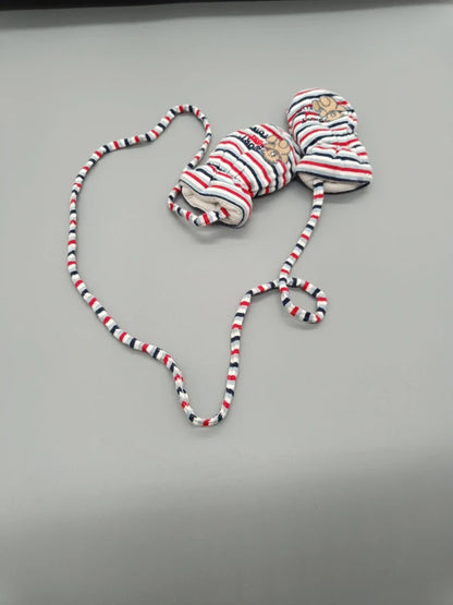 Sigikid Baby-Fäustlinge mit elastischen Bündchen und Verbindungsschnur