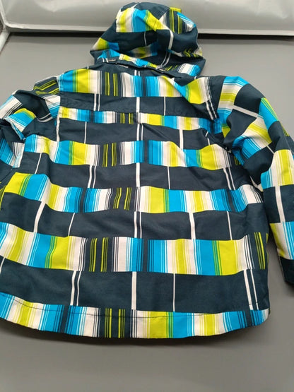 Rückseite der bunt karierten Name It Jacke Größe 92