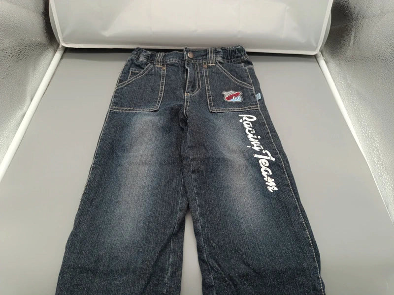 Blaue Topolino Jeanshose Racing Team Größe 92, Vorderseite
