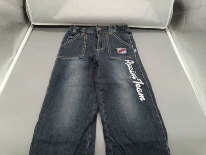 Blaue Topolino Jeanshose Racing Team Größe 92, Vorderseite