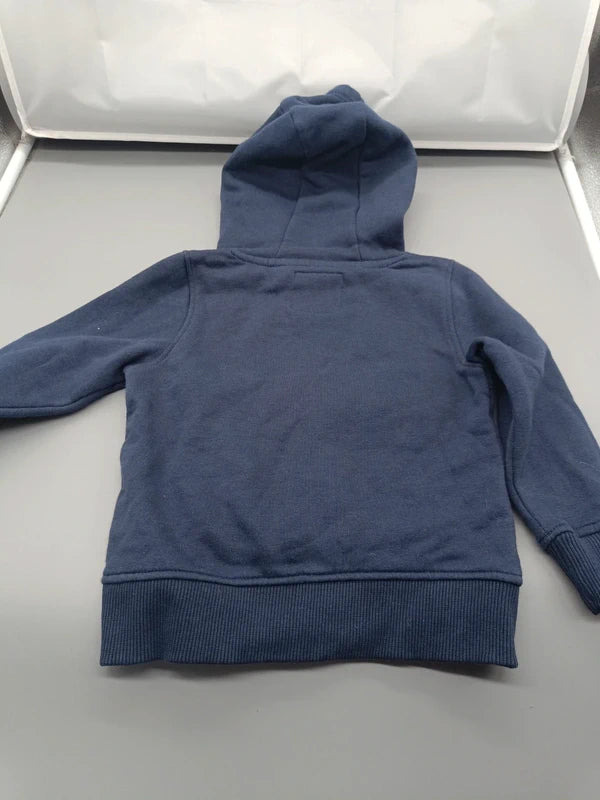 Rückseite des marineblauen Epic Vibes Hoodies Größe 92