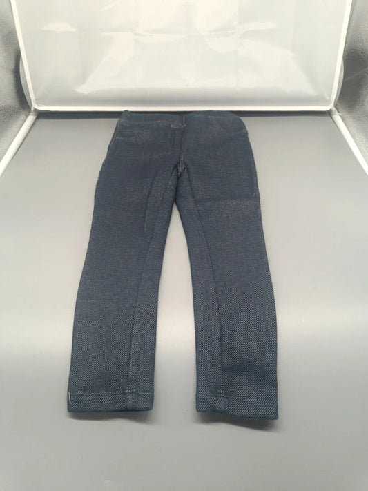 Marineblaue Kinder-Leggings in Größe 98/104 von vorn