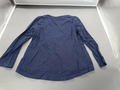 Rückseite des marineblauen Lupilu Oberteils Größe 98/104
