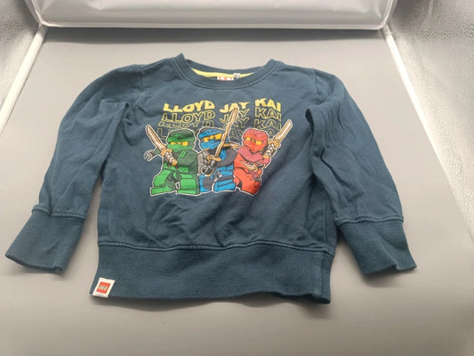 Pullover Lego Ninjago Dunkelblau – Vinted-Fundstück Gr. 98