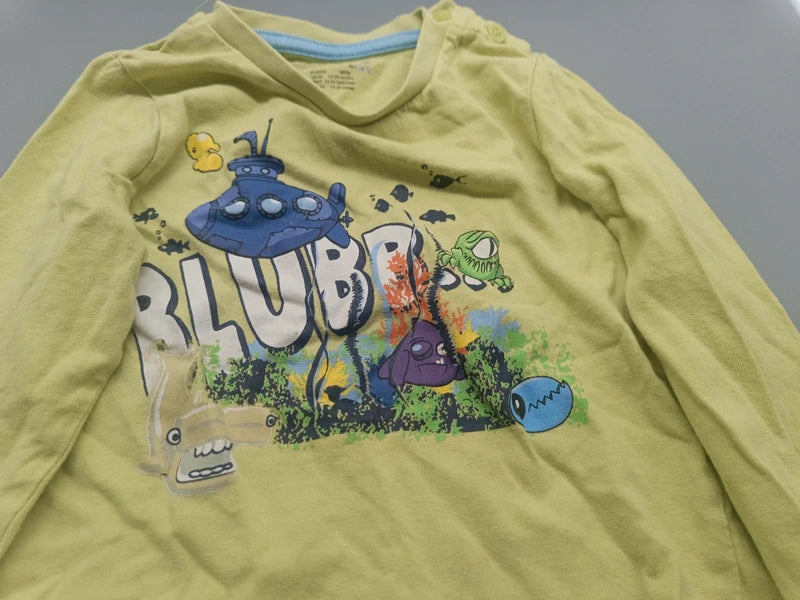 Sweetshirt Wassermotiv gelb – Stikeez (18-24 Monate)