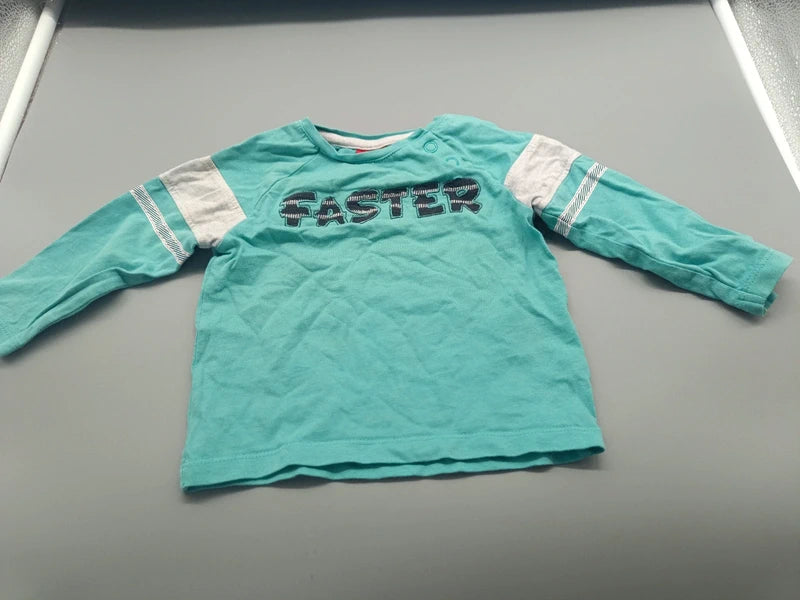 Sweetshirt türkis – s.Oliver (6-9 Monate)