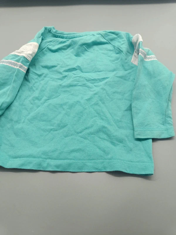 Sweetshirt türkis – s.Oliver (6-9 Monate)