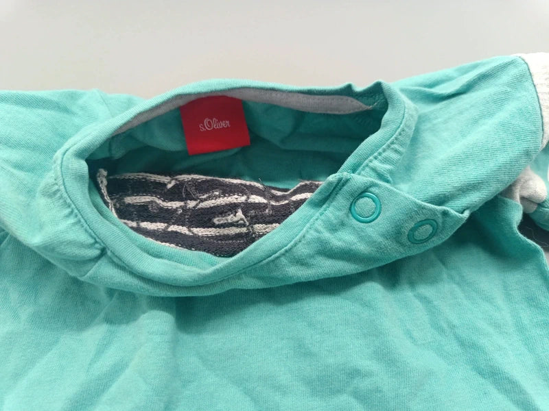Sweetshirt türkis – s.Oliver (6-9 Monate)