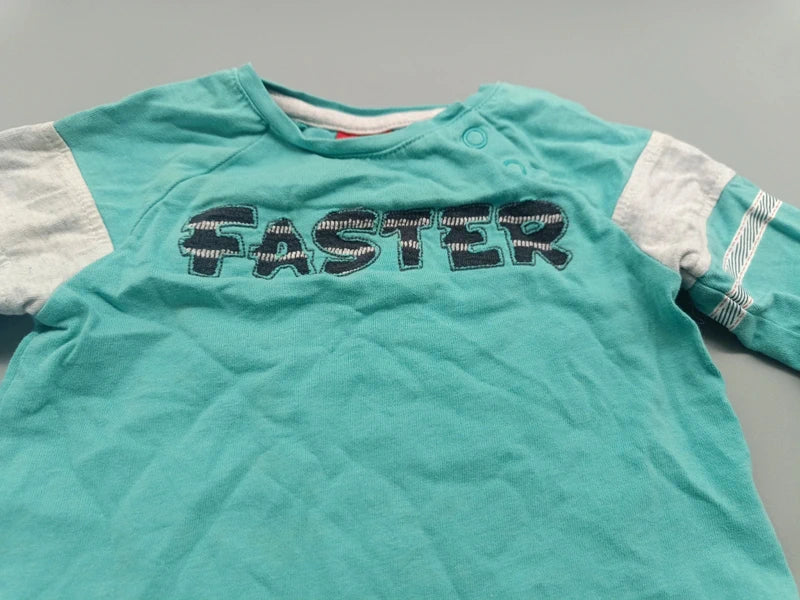 Sweetshirt türkis – s.Oliver (6-9 Monate)