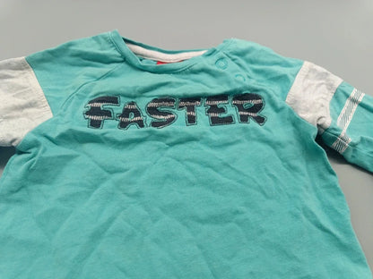 Sweetshirt türkis – s.Oliver (6-9 Monate)