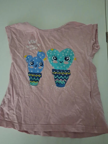 T-Shirt Kakteen rose – Kiki & Koko (4 Jahre)