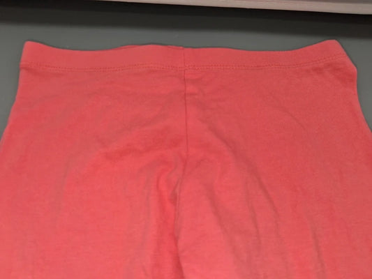 Mädchen Leggings Lachs Bund Detailaufnahme