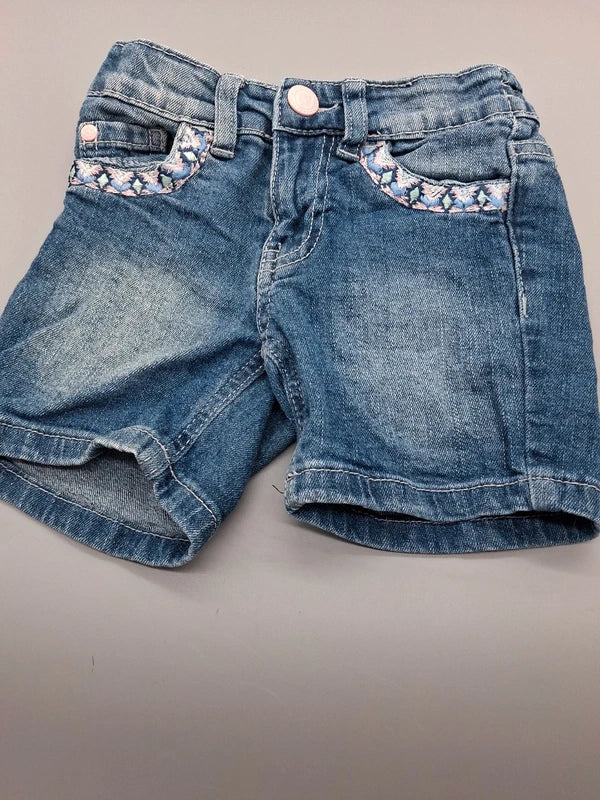 Blaue Kiki & Koko Jeansshorts Größe 104, Vorderseite
