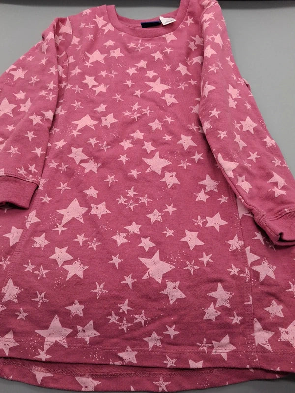 Pinker Lupilu Pullover mit Sternen Größe 98/104, Vorderseite
