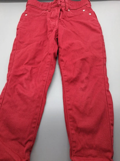 Rote Kuniboo Jeanshose Größe 98/104, Vorderseite