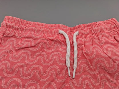 Detail des elastischen Bunds und der weißen Kordel der Lupilu Shorts