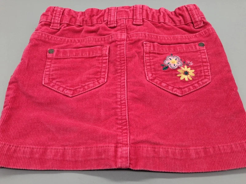 Pinker Palomino Cordrock Größe 104, Rückseite