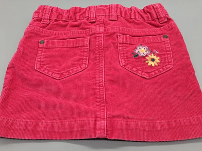 Pinker Palomino Cordrock Größe 104, Rückseite