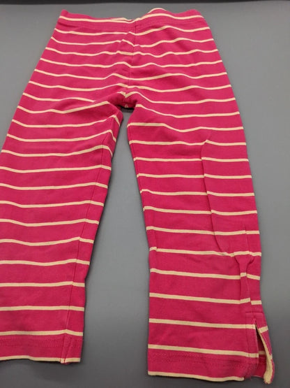 Pink gestreifte Topolino Kinderhose Größe 116, Vorderseite