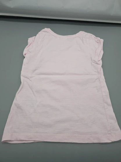 Rückseite des roséfarbenen Bibi & Tina T-Shirts