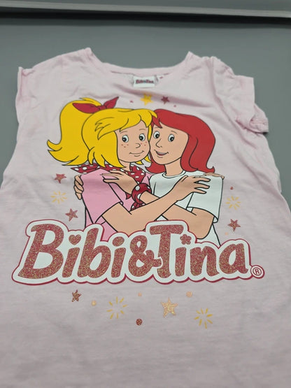 Bibi und Tina Frontmotiv mit Glitzerschriftzug