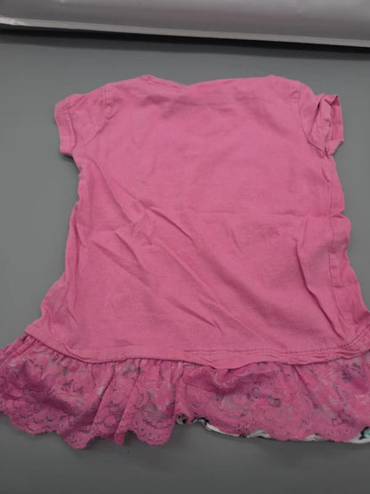 Rückseite des pinken Topolino T-Shirts
