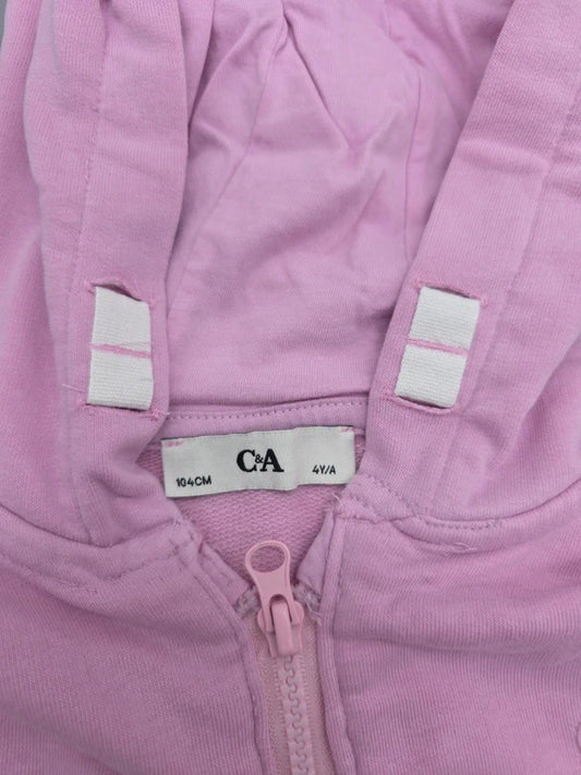 C&A Markenetikett mit Größe 104 cm und 4 Jahre