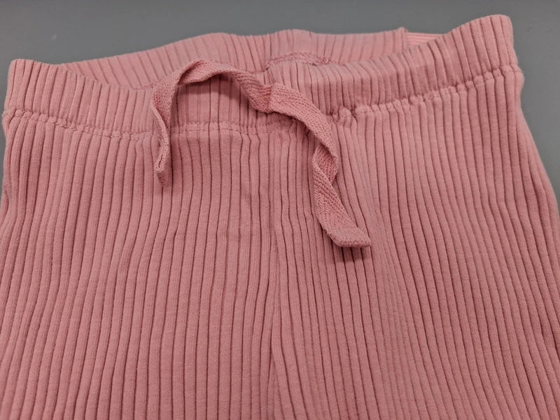 H&M Ripp-Leggings rosé – Größe 86