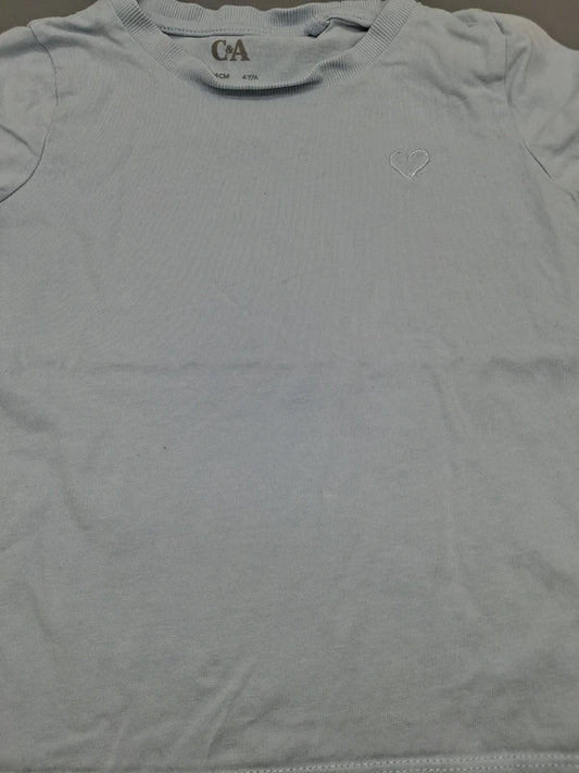 C&A T-Shirt mit kleinem Herzdetail auf der Brust