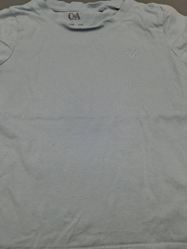 C&A T-Shirt mit kleinem Herzdetail auf der Brust