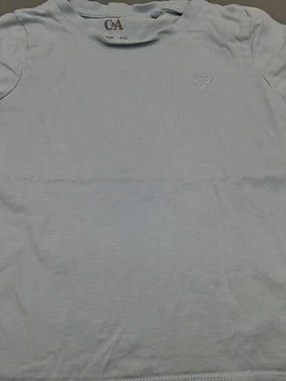 C&A T-Shirt mit kleinem Herzdetail auf der Brust