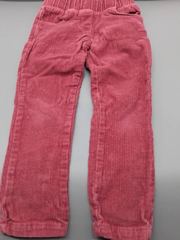Topomini Kinder-Cordhose burgunderrot Größe 98, Vorderseite