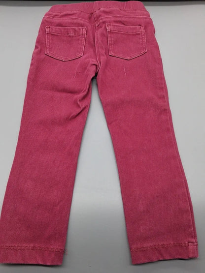 Topolino Kinder-Jeans burgunderrot in Größe 98, Vorderseite
