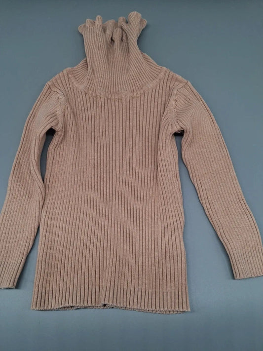 Next Rollkragenpullover in Caramel, Größe 80, Vorderseite