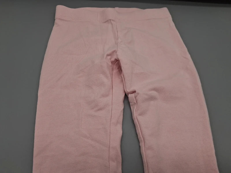 Detailansicht der rosa Lupilu Leggings mit Gummibund