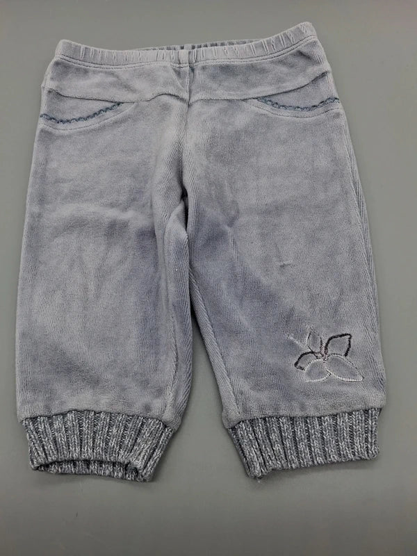 Graue Mexx Baby-Nickihose in Größe 62, Vorderansicht