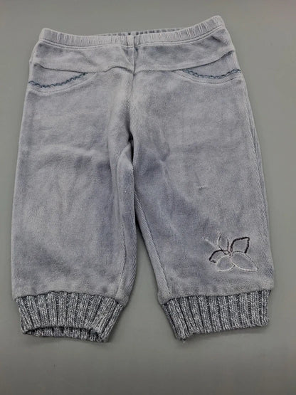 Graue Mexx Baby-Nickihose in Größe 62, Vorderansicht