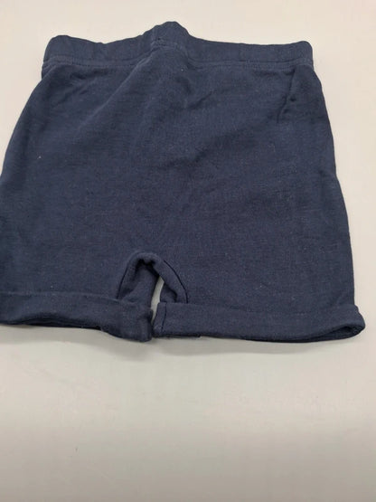 Rückansicht der marineblauen Topomini Babyshorts