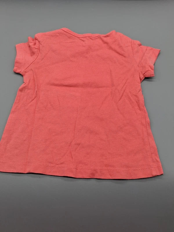 Impidimpi T-Shirt in Korallenrot, Größe 74/80