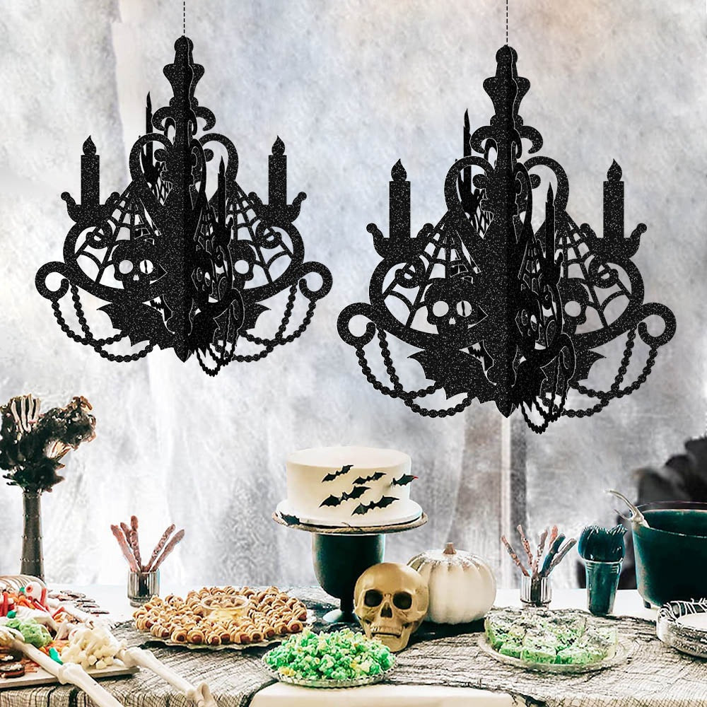 Halloween Decorative Hanging Ornament, Sewn 3D Hanging Decoration for Halloween Party Decor