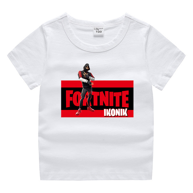 Children's summer short sleeved T-shirt