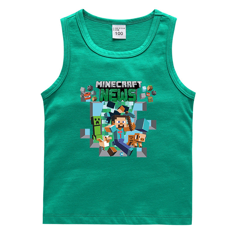 Children's vest cotton base shirt