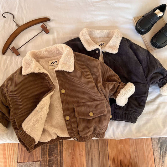Baby-Wintermantel gefüttert, koreanischer Stil