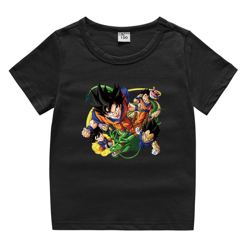 Dragon Ball Children's Summer Clothing Short Sleeves