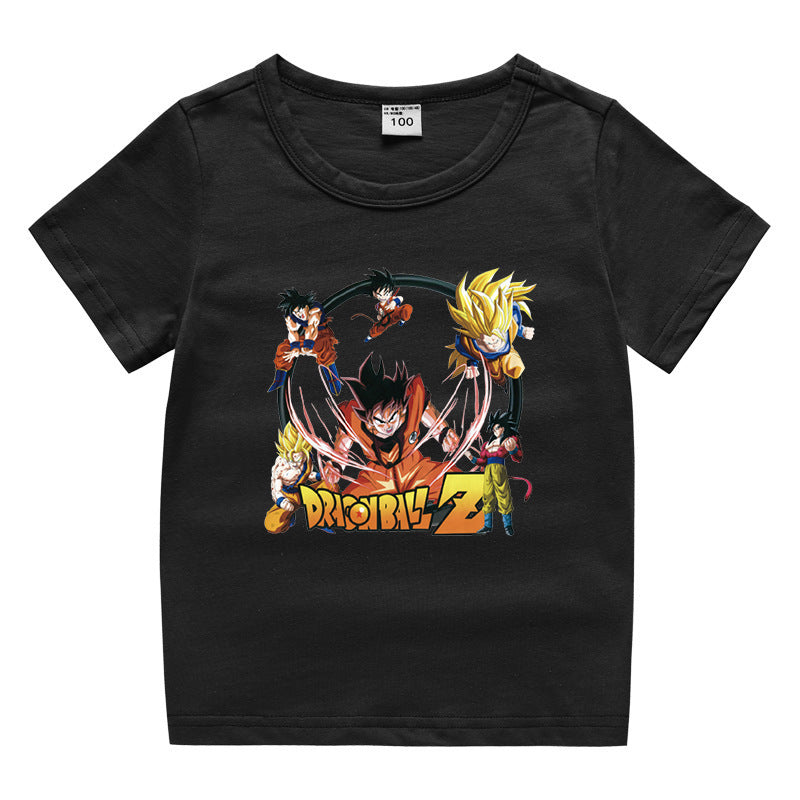 Children's summer short sleeved T-shirt